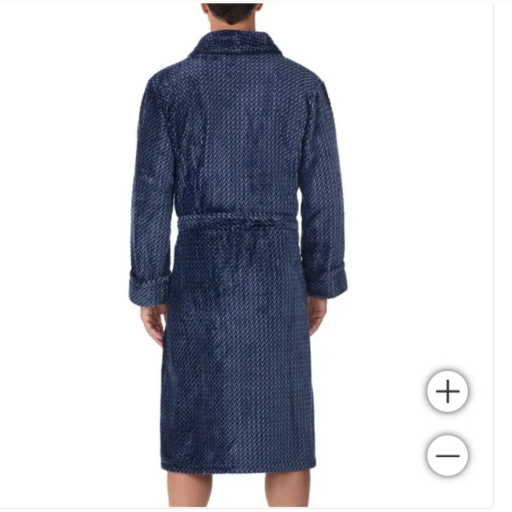 NWT MEN'S TOMMY BAHAMA PLUSH BATH ROBE - Picture 3 of 3